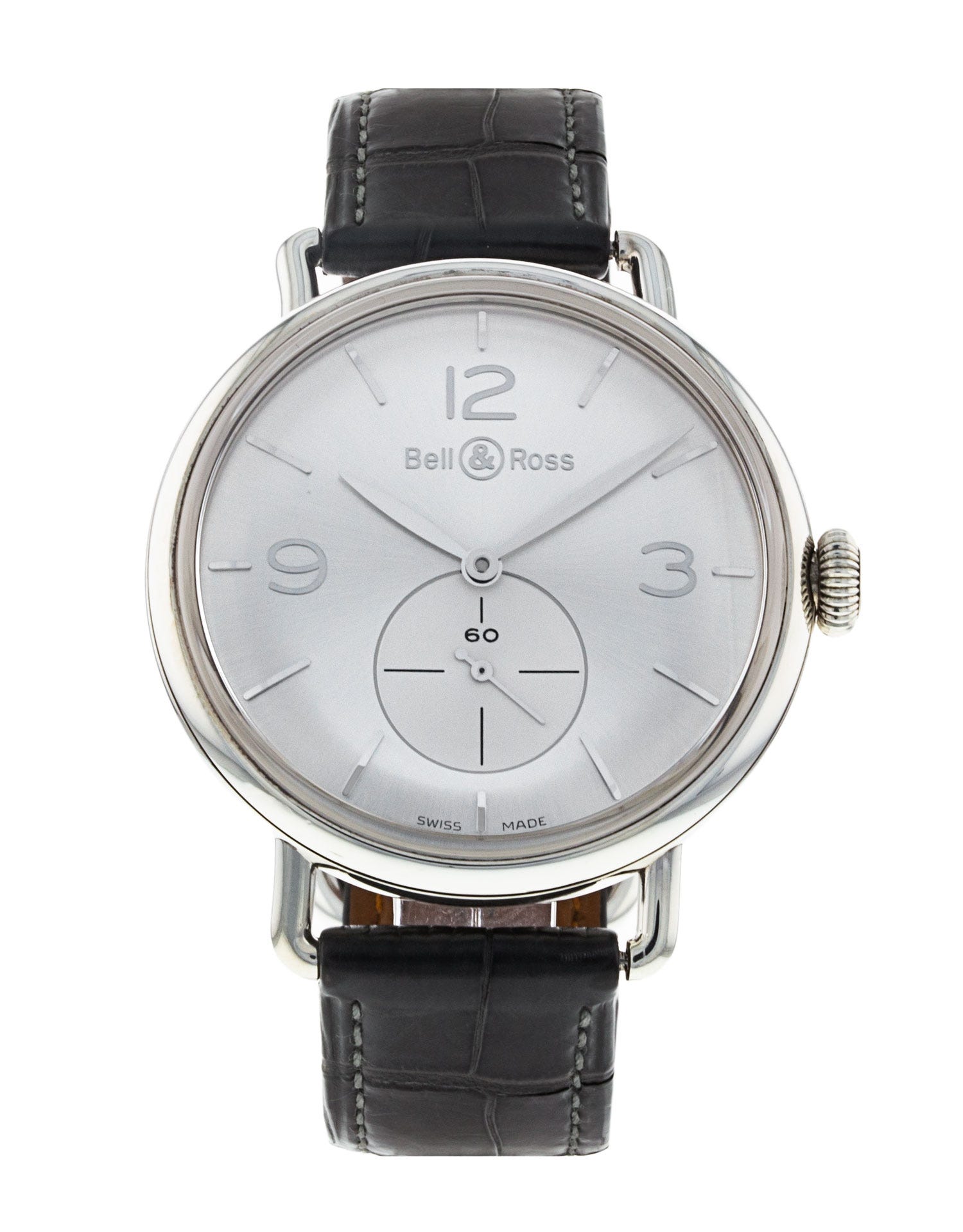 Bell and Ross Vintage WW1 BRWW1-ME-AG-SI/SCR 266440